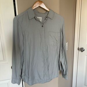 Abercrombie Fitch Blue Flannel size m medium